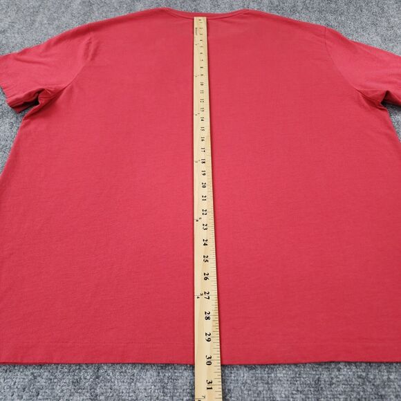 Polo Ralph Lauren Shirt Mens 1XB Red Blue Big Pony #3 Short Sleeve Casual Tee - Picture 6 of 16